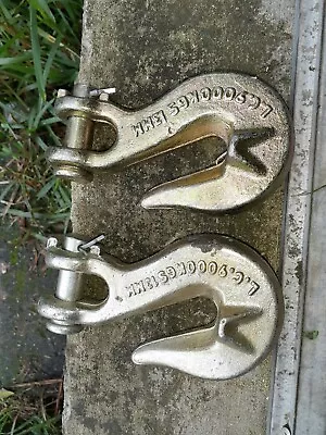 2x Clevis Shortening Loading Grab Hook 13mm / 1/2 . Grade 70 L.C. 9000KG • $33.21