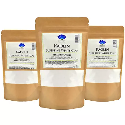 Kaolin White Clay Powder Pure & Superfine Face Mask - Pack Size Options • £10.49