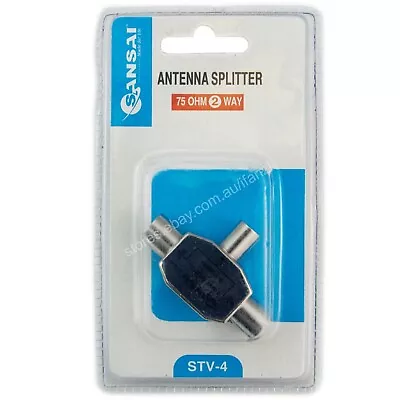 $6.90 • Buy SANSAI 2 Way Heavy Duty TV Antenna Splitters STV-4