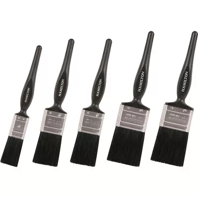 Hamilton Performance Paint Brush Set X 5 Natural Blended Bristle • £14.25