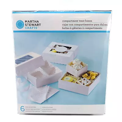 NEW Martha Stewart Crafts Compartment Treat Boxes 6 Pack • $15.51