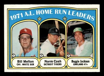 1972 Topps Baseball #90 A.L. Home Run Leaders Jackson NM/MT *d4 • $25