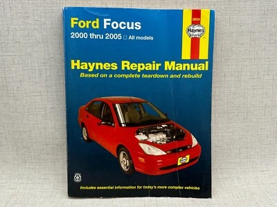 $14 • Buy Haynes 36034 Ford Focus Repair Manual 2000 Thru 2005 All Models GUC