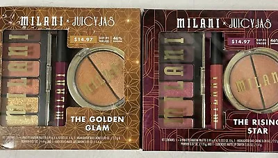 2 Pallets/Kits Milani Makeup Eye Shadow Pallet Duo Highlighters & Lip Crayons • $16.14