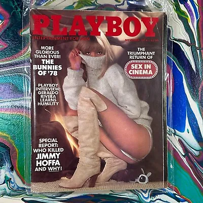 Playboy November 1978 Magazine Playmate Monique St. Pierre Jimmy Hoffa Geraldo • $9.99