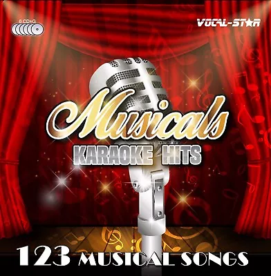 £17.99 • Buy Vocal-Star Karaoke   Musicals   Hits 6 Cdg Cd+G Disc Set 123 Songs