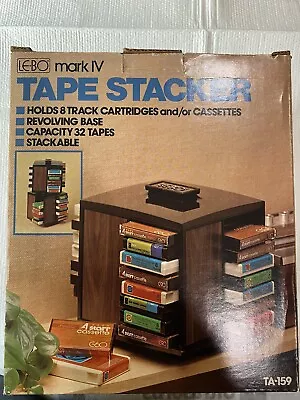 LEBO Stackable 8-Track Cassette Storage System Stackable • $34.95