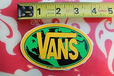 VANS Skateboard Shoes Off The Wall Dogtown 1994 Vintage Skateboarding STICKER • $15