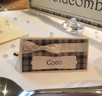 £12 • Buy 10 Handmade Table Place Settings, Name Place Cards, Weddings, Birthdays