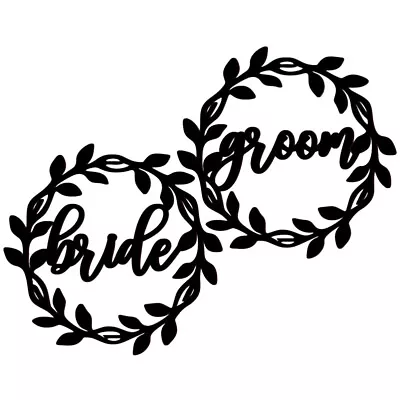  Mr And Mrs Sign For Wedding Table Groom To Be Sash Bride Wooden • £13.35