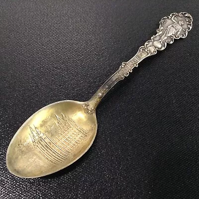 Moroni Angel Sterling Silver Spoon - Salt Lake City Utah Tabernacle Terri 1850 • $79.99