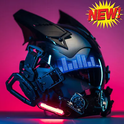 $149 • Buy NEW Cyberpunk Helmet Mask With Light Halloween Helmet Cosplay Cyberpunk Costume