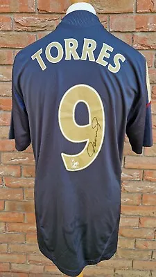 £174.99 • Buy Fernando Torres Hand Signed Liverpool Fc 2009 - 2010 Away Shirt