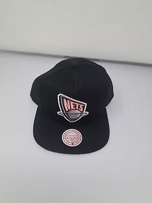 Mitchell And Ness New Jersey Nets Snapshot Snapback Hat Classic LOGO HWC NBA.... • $34