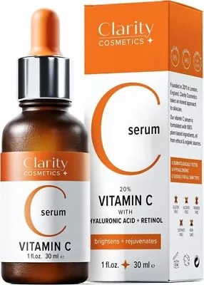 £6.99 • Buy Vitamin C Face Serum Retinol Vitamin C Hyaluronic Acid Anti Ageing Wrinkle Aging