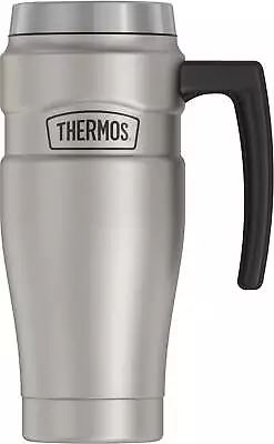 Thermos Stainless King Vacuum Insulated Stainless Steel Mug 16oz Matte Stainless • $24.99