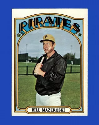 1972 Topps Set-Break #760 Bill Mazeroski EX-EXMINT *GMCARDS* • $9.50