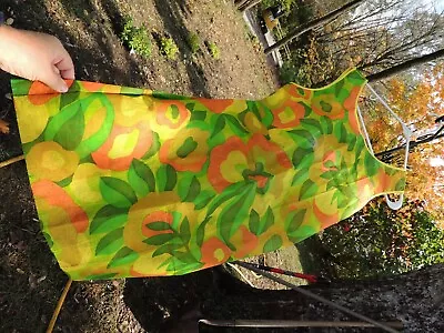 Vintage 1960's Flower Abstract  Paper Dress • $69.99