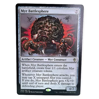 Myr Battlesphere - Commander 2016 - Magic The Gathering MTG - Rare - NM • $0.99