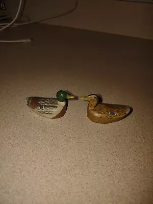 Hand Carved Miniature Mallard Decoy Mardela MD Rare • $100