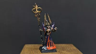 Dark Elf The Old Worlds Warhammer  Sorceress 1997 Painted  • £15