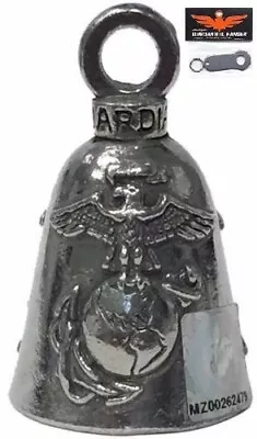 USMC Marine Corp Guardian Bell W/ HANGER Motorcycle Biker Ride Bell  Keychain  • $19.92