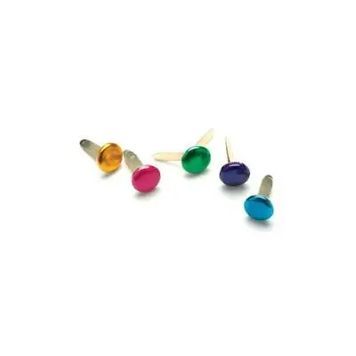 Creative Impressions 7mm Round Metal Brads 50pcs • £1.99