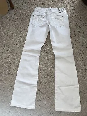 Vanity Premium Collection Jeans Womens 26/33 White Beautiful! Nwot • $19.99