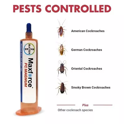 Maxforce FC Magnum Cockroaches Baiting Gel Controls American German Cockroaches • $16.16