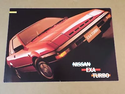 1985 Nissan EXA Turbo Original Australian 4 Page Brochure • $28.90