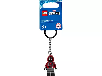 LEGO Marvel 854153 Spiderman MILES MORALES Keyring Mini Figure (New With Tag) • £9.99