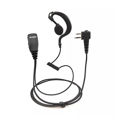 G-Shape Swivel PTT Earpiece For Motorola Radios CP110 CP200 CLS1110 RDM070D • $13.50