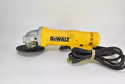 DEWALT DWE402N 120V 4-1/2  Corded Angle Grinder - Yellow With Disk • $54.99