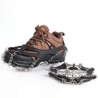 Ice Crampons Micro Spikes Ice Cleats For Boots Anti Slip Ice Grip Spikes • $22.98