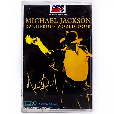 Michael Jackson  Dangerous World Tour  PEPSI  Sony Thailand Promo Cassette RARE • $459