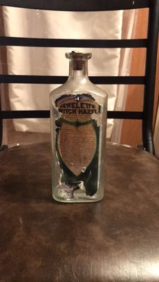 $325 • Buy Rare/Vintage 1800’s Jewelette Witch Hazel Medicine Jar 32FL Oz