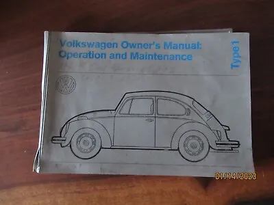 Volkswagen Owners Manual Operation And Manintenance 1972 • $15