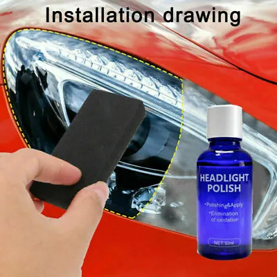 $7.99 • Buy NEW 9H Headlight Cover Len Restorer Cleaner Repair Liquid Polish Car Accessories