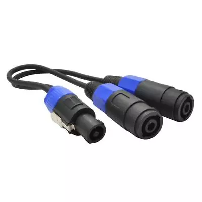 £11.66 • Buy PA Splitter Male To 2 Female Speaker Cable Y Splitter Cord PA DJ Lead Adaptor