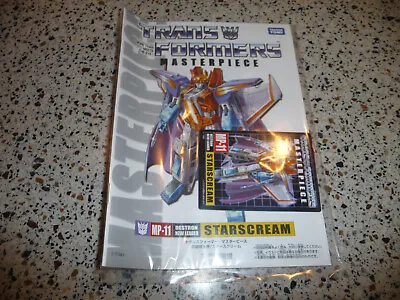 Genuine Takara Transformers MP-11 Coronation Starscream TECH CARD + Manual • $14.99