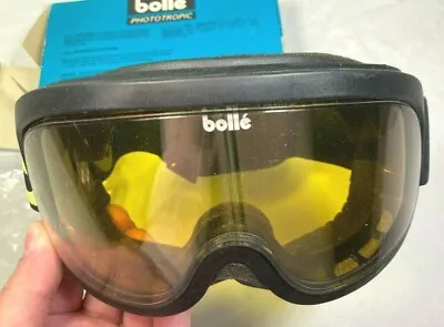 BOLLE X500 VINTAGE Ski Snowboard Snowmobile Goggles (Made In France) • $49.95