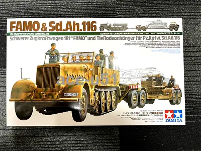 Tamiya 1/35 German 18 Ton Famo & Transporter Plastic Model Kit 35246 New • $162.76