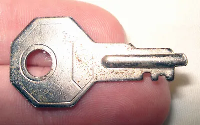 Vintage Silver Tin Metal Miniature Mini Locker Safe 1 3/8” Lock Key • $2.40