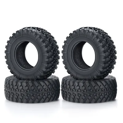 4PCS 38MM Soft Rubber Tires Mud Terrain Tires For 1/18 KYOSHAN JIMNEY RC Crawler • $12.25