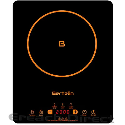 £37.99 • Buy Bertelin Electric Induction Hob Portable Digital Touch Single Cooker Hot Plate 