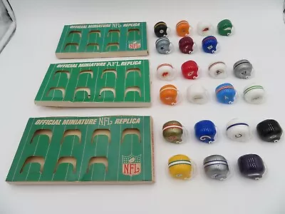 Vintage 1964 NFL Football Gumball Mini Helmets - Orange Products / OPI Displays • $599.99