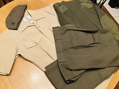 USMC Marine Corps Charlie Uniform Set Blouse Trousers Garrison Cap Sweater • $100