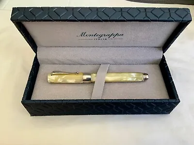 Montegrappa Symphony Parchment Celluloid Fountain Pen MINT Pre-Owned • $675