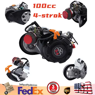 100cc Bike Engine Kit Set Gas Motorized Motor Bicycle Modified Engine 4-stroke! • $260.31