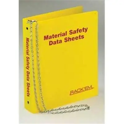 RackEm Racks 3013 English MSDS Binder 3 In. Ring - Holds 600 Sheets • $28.45